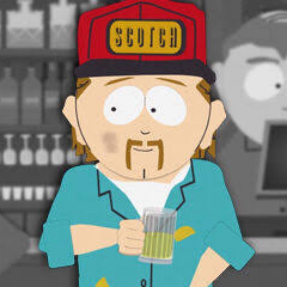Scotch Hat Stuart McCormick Embroidered Cap Red/Gold/Black Adult Size South Park - Picture 5 of 6